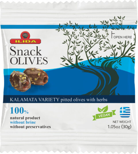 Kalamata variety pitted olives 30gr